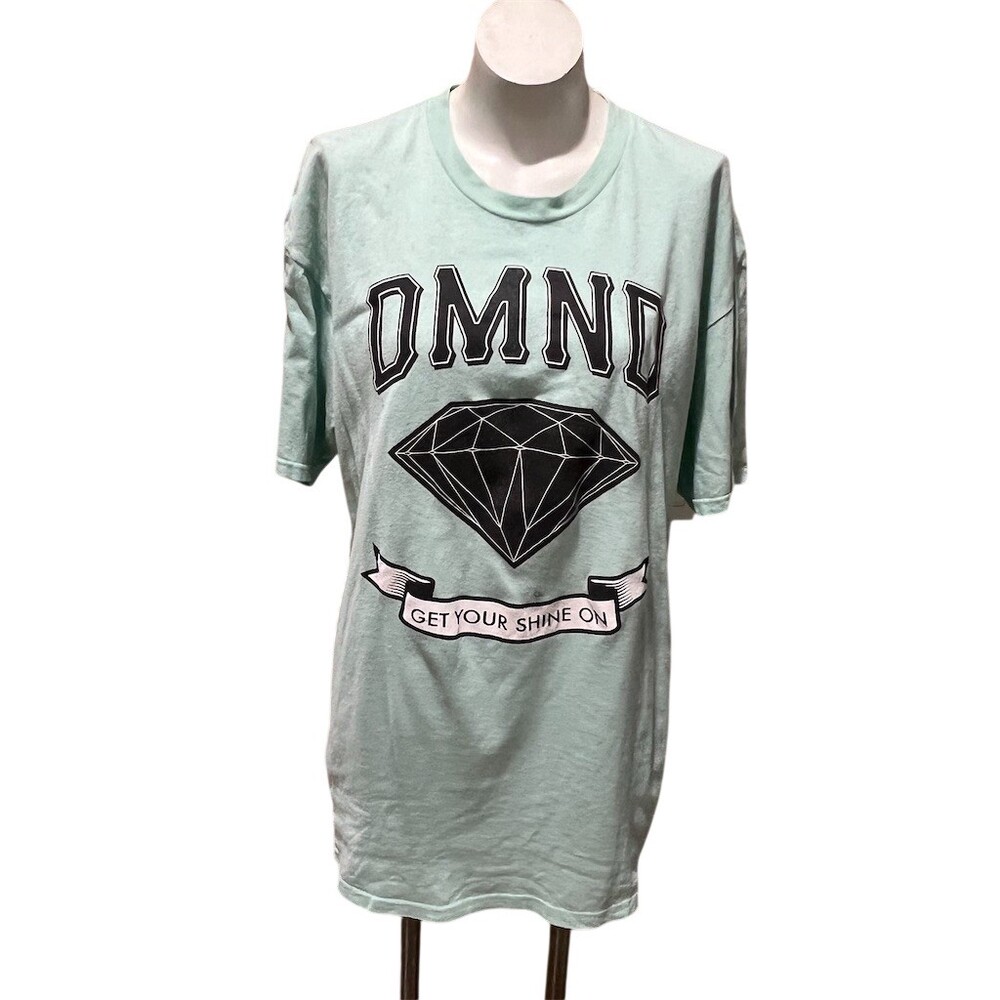 Diamond Supply Co. T-Shirt Men's XL Mint Green Graphic Logo Crew Neck
